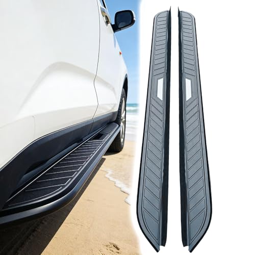Estribos laterales para Nissan Pathfinder 2013-2021 aluminio negro