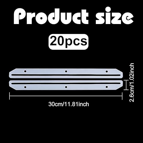 Miniatura 2 de 20 soportes para revistas, 3 anillos para carpetas, organizador de revistas de plástico, accesorios para archivadores, libros, revistas,