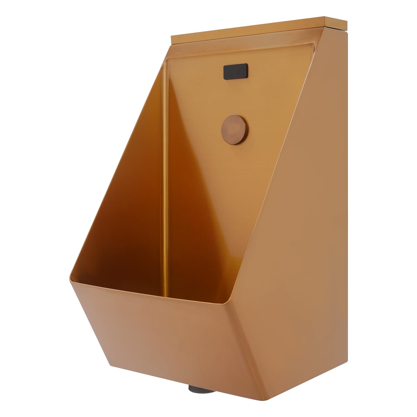 Wall Mounted Sensor Urinal, Automatic Sensor Urinal Toilet, Men's Bathroom Urinal,Family Bathroom Toilet for Homes, Apartments, Shopping Malls(Rose Gold)