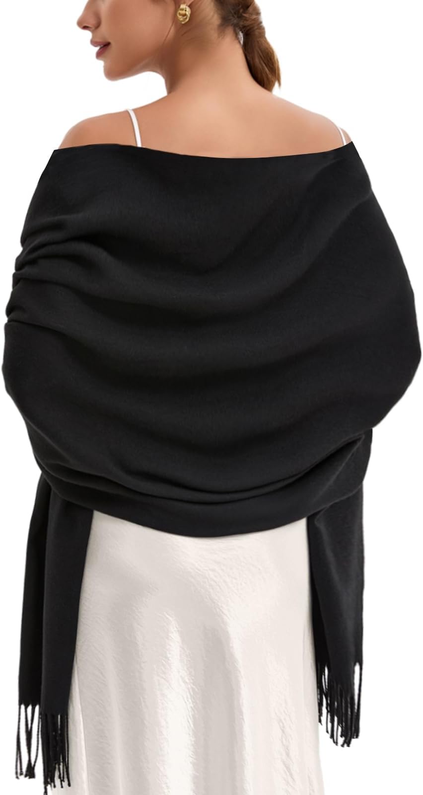 Pashmina Scarf and Shawl - Soft Women Pashminas Wrap for Wedding Evening Party dresses