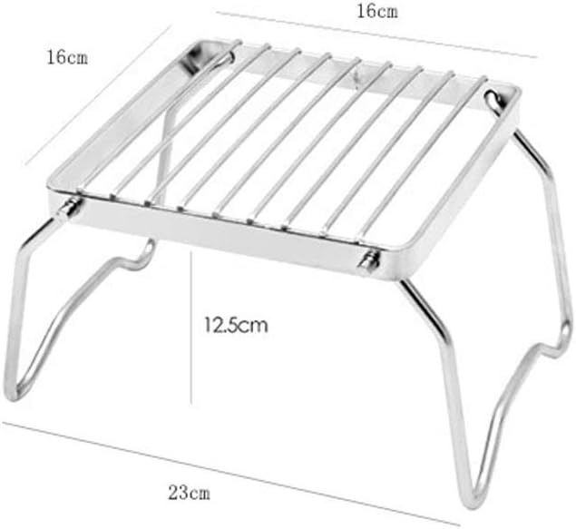 Stainless Steel Folding Barbecue Grill, Outdoor Portable Camping Picnic Trip