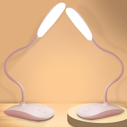 Miniatura 14 de Lámpara de escritorio alimentada por batería TNNOP, lámparas portátiles recargables con 3 modos de color y control táctil de atenuación continua,