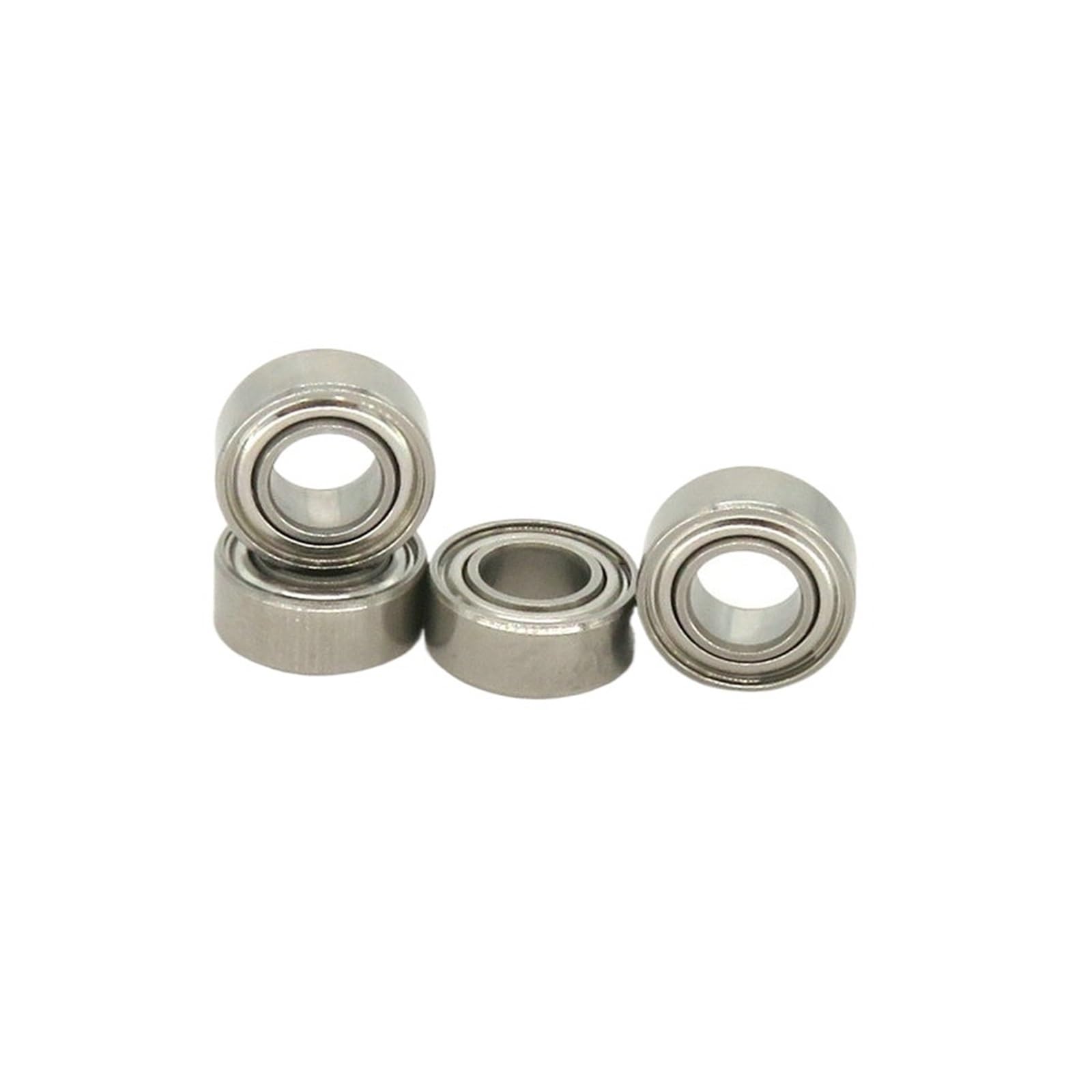 PXQCHAVLN 10 Pieces SMR105ZZ 5x10x4 Hybrid Ceramic Bearing SMR105 ZZ 5 * 10 * 4 Stainless Steel Ball Bearing for rc car and Reel