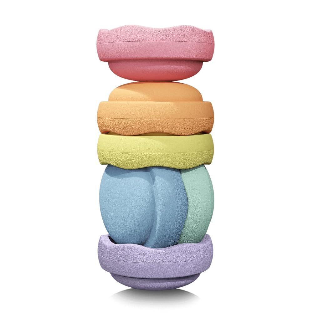 pedalo Stapelstein® Original Rainbow Pastel