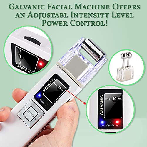Image of Mini Portable Corded Electric Galvanic Microcurrent Eye Massager, Skin Firming Whiting Machine Wrinkle Dark Circles Puffiness Removal Fatigue Skin Lifting Relaxing Instrument