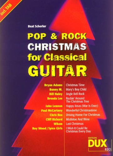 Amazon.co.jp: Pop + Rock Christmas For Classical Guitar : 本