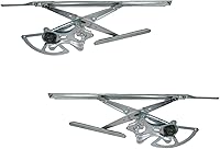 Vista 101 de TRQ Juego de elevalunas eléctrico trasero compatible con Volkswagen Golf 1999-2006 Jetta VW1550102 VW1551102 1999-2005