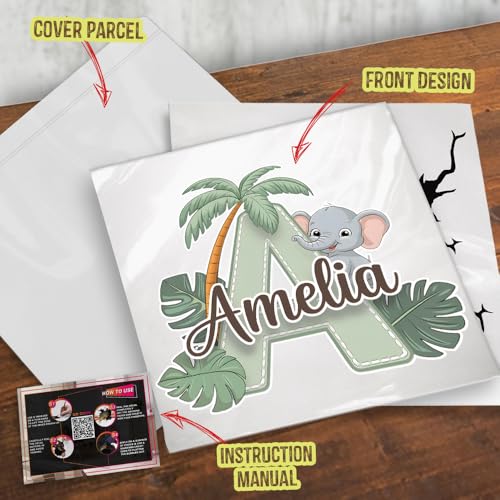 Vinilo Decorativo Infantil con Animales del Bosque Personalizado miniatura 3
