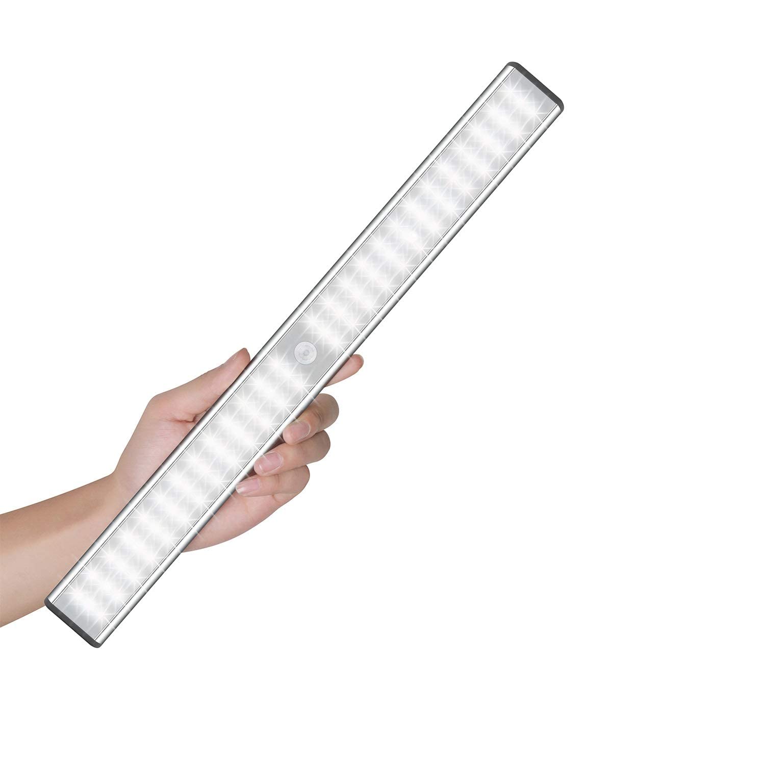 78 LED Rechar able Sensor de movimiento Bombillas de armario Operado Inalámbrico Movimiento Nightlight Portátil Mag tic Seguridad Armario Luz Stick Up Sensor de movimiento Luces de noche