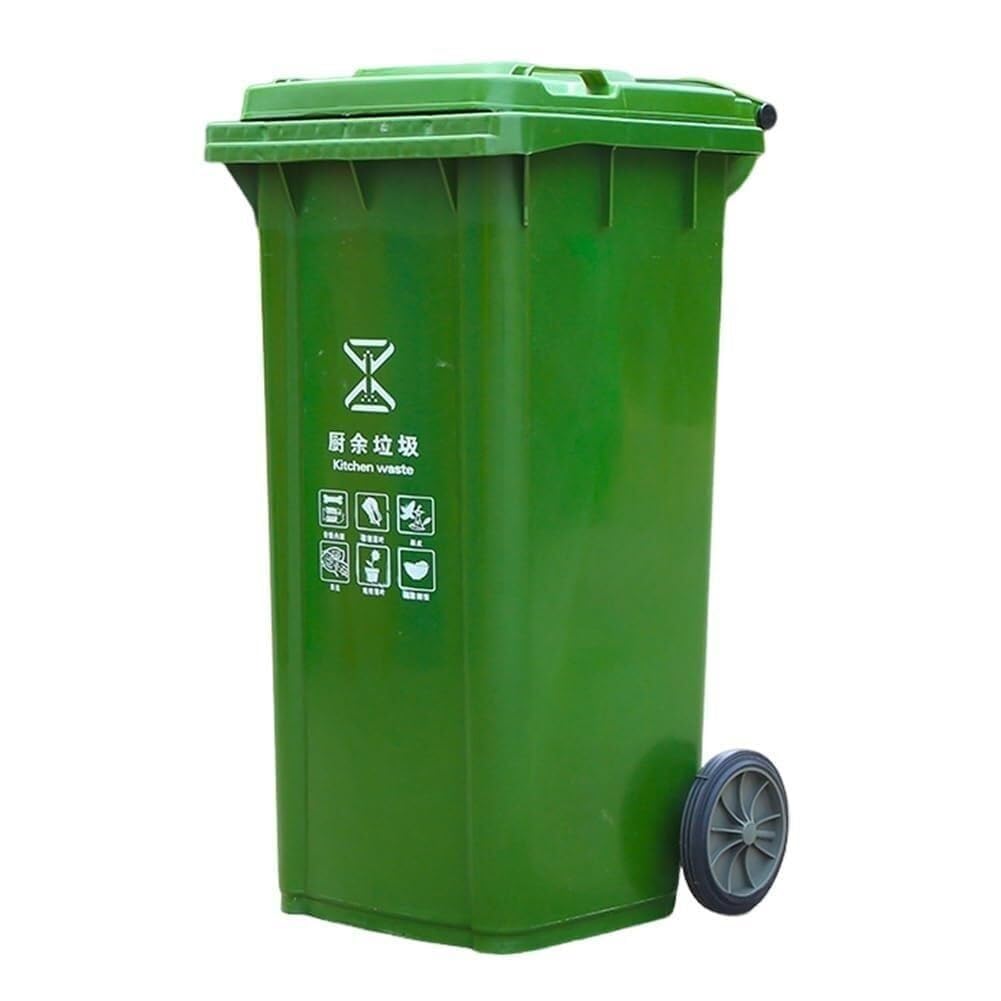 Cubo de basura exterior duradero de alta resistencia para porche y zonas nobles