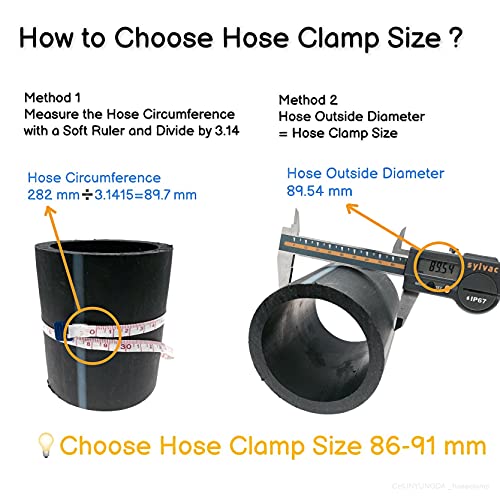 Chunyungda Tt Heavy Duty Hose Clamps-Clamping Hose Od 17-19 Mm, Stainless Steel Solid T-Nuts, Band And Screw For 3/4 Inch Transmission (0.67-0.75 Inch,4 Pack) #TOP7