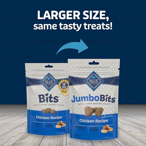 Blue Buffalo Jumbo Bits Chicken Dog Treats, 4 oz - image 3