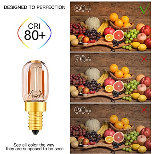 Amazon | 6個入 T22 1W LED フィラメント電球 E12口金 2200K暖色