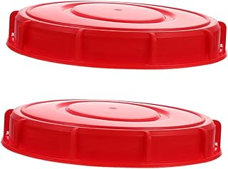 SOLUSTRE 2pcs barrel sealing cover white bucket white screws 5 gallon bucker screw cap lid replaceable bucket seal lid bucket sealing lid major gallon barrel bottle cap nut plastic