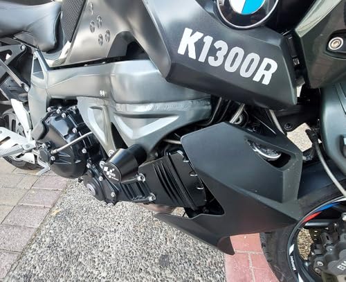 Protections de cadre pour BMW K1300R 2009-2015 noires robustes