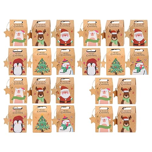 Sacs à friandises de Noël résistants pour emballer facilement 24 surprises