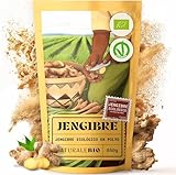 NaturaleBio Jengibre Orgánico en Polvo 850g | 100% Puro y Natural, Sin OGM ni Aditivos | Cultivado de Forma Sostenible en Perú | Ideal para Cocinar, Infusiones, Batidos y Remedios Naturales