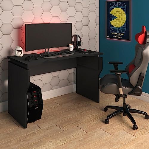 Mesa Gamer Escrivaninha 2.0 com Formato Anatômico e Regulagem de Altura