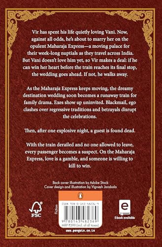 Image of Wedding on the Maharaja Express: A Big Fat Indian Wedding. One Luxury Train. Five Days to Fall in Love and a Dead Guest | A Romantic Comedy Thriller