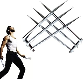 ZKTSRY 2pcs Wolverine Claws Safe Sturdy ABS Wolf Paw Halloween Party Costume Prop (Adult)