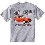 fiat 127 sport 70 hp  Teesandengines Men\'s FIAT 127 Sport Grey T-Shirt Size XLarge
