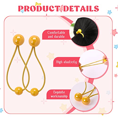 14 Pcs Hair Balls For Girls Ball Hair Ties Colorful Kids Hair Ties With Balls 80S 90S Elastic Hair Accessories Ball Bubble Ponytail Holders For Girls Baby Toddler Girls Women #TOP6