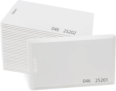 100 pcs 26 Bit Proximity Clamshell Weigand Prox Swipe Cards Compatable with ISOProx 1386 1326 H10301 Format Readers and Systems. for Commercial Access System