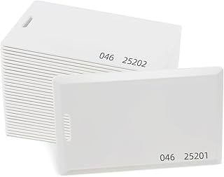 100 pcs 26 Bit Proximity Clamshell Weigand Prox Swipe Cards Compatable with ISOProx 1386 1326 H10301 Format Readers and Systems. for Commercial Access System