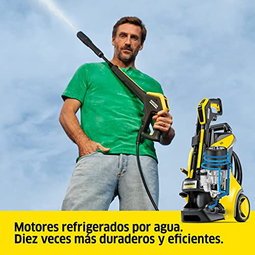 Kärcher Hidrolimpiadora K 5 Premium Power Control, presión: 145 Bar, caudal: 500 l/h, Rendimiento: 40 m²/h, Peso: 13,9 kg, Manguera y Pistola de Alta presión, Boquilla Turbo, Lanza