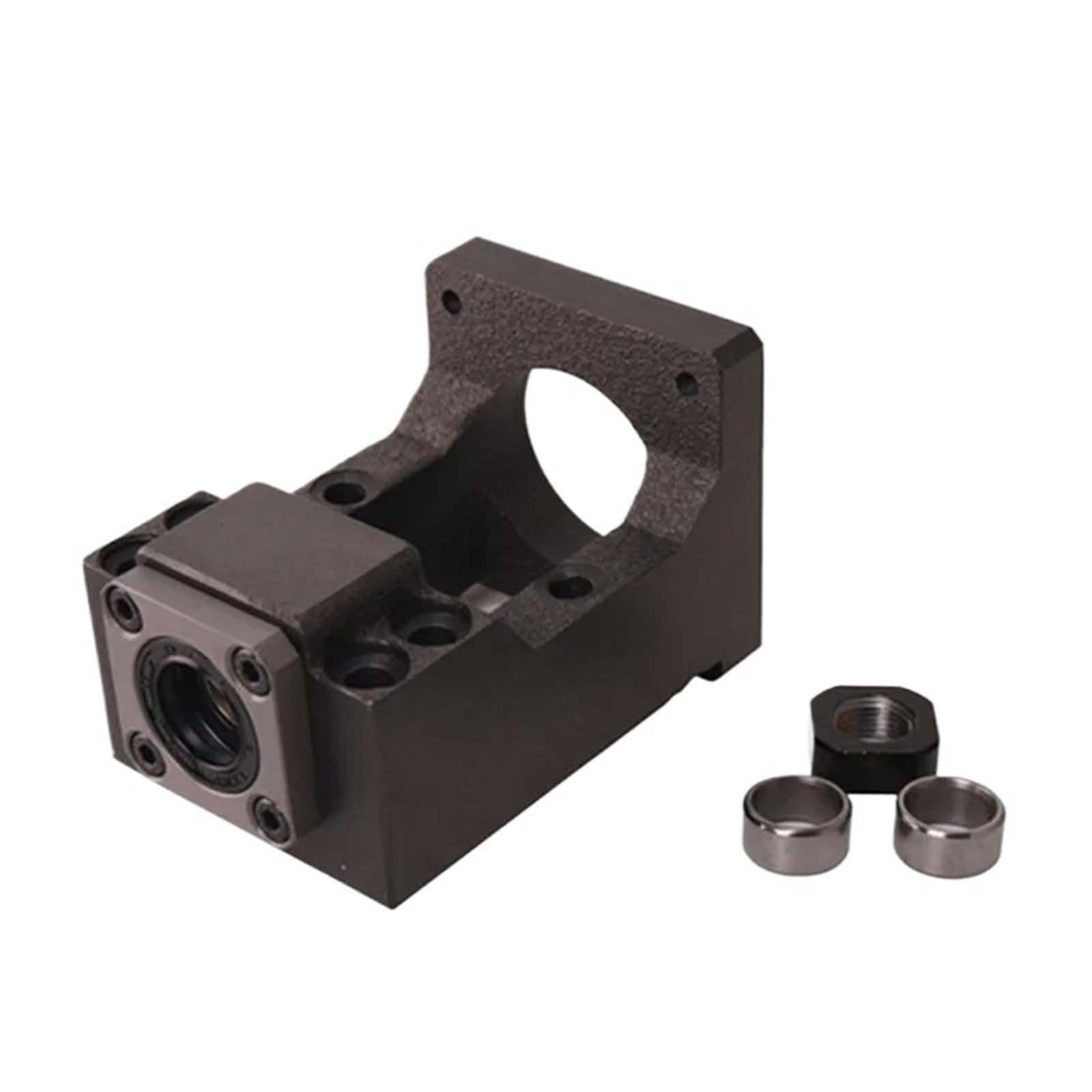 GTPBAO Base integrada del Motor HM15-86, soporte de extremo BF15, soporte del Motor de acero, montaje de fijación de tornillo de bola, Motor paso a paso SFU2005 Nema34 de 86mm eje posición(C7)