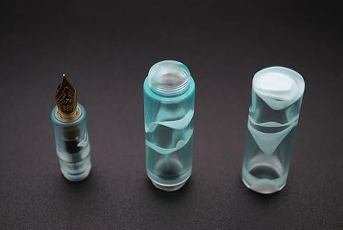 Miniatura 3 de czxwyst Wancai - Pluma estilográfica (punta fina, 0.020in), transparente