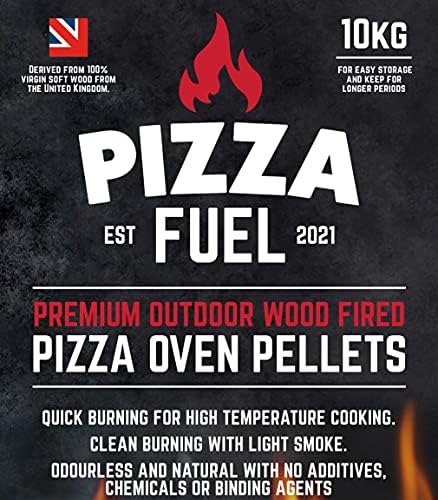 Vivo Technologies 10kg Premium Pizza Oven Wood Pellets for Ooni Dallonda Nero Fresh Grills Uuni - ENPLUSA1 Standard