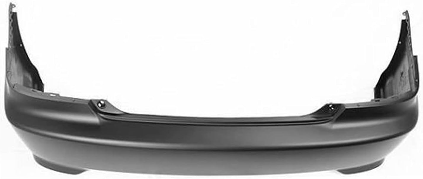 Primered, Rear Bumper Cover Replacement Fascia for 2004 2005 Honda Civic Coupe 04 05, HO1100216
