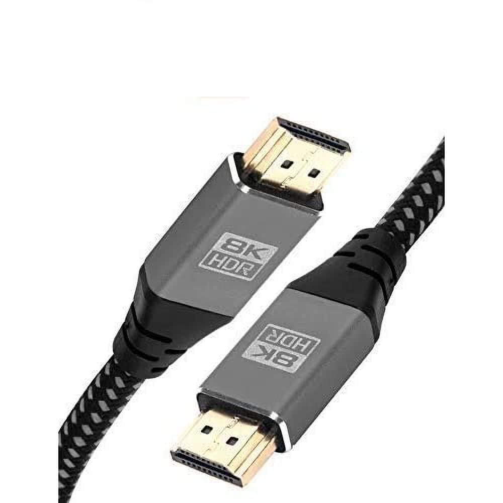 IBRA 2.1 HDMI Cable 8K Ultra High-Speed 48Gbps Lead | Supports 8K@60HZ, 4K@120HZ, 4320p, Compatible with Fire TV, 3D Support, Ethernet Function, 8K UHD, 3D-Xbox PS3 PS4 PC etc- 2M