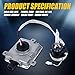 RANSOTO W3T19371 Xenon HID Headlight Ballast Compatible with Acura TL TSX ZDX MDX RDX ILX Honda Accord Odyssey Mazda 3 5 CX-5 Mitsubishi Lancer with Igniter D2S Bulb Replaces W3T16271 W3T15671