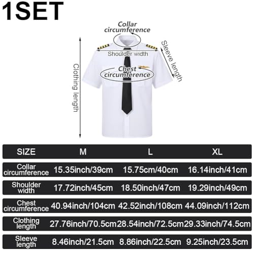 Camisa de piloto de aviación para el día a día en cabina y simuladores de vuelo 6