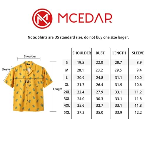 Mcedar Mens & Boys Funny Hawaiian Shirts Short Sleeve Button Down Novelty Tropical Aloha Shirt Big And Tall (Light Blue 68908,Xl) #TOP6