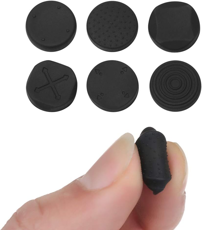6PC Silicone Thumb Stick Grips Caps Analog Thumbstick Joystick Cap for PS Vita PSV 2000 PSV 1000 (Black) 6PC Silicone Thumb Stick Grips Caps Analog Thumbstick Joystick Cap for PS Vita PSV 2000 PSV 1000 (Black)