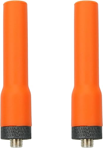 Paquete de 2 Walkie Talkies universales Antena corta suave VHFUHF 136430 SMA-Hembra Antena para radios Retevis Kenwood HYT de dos vías