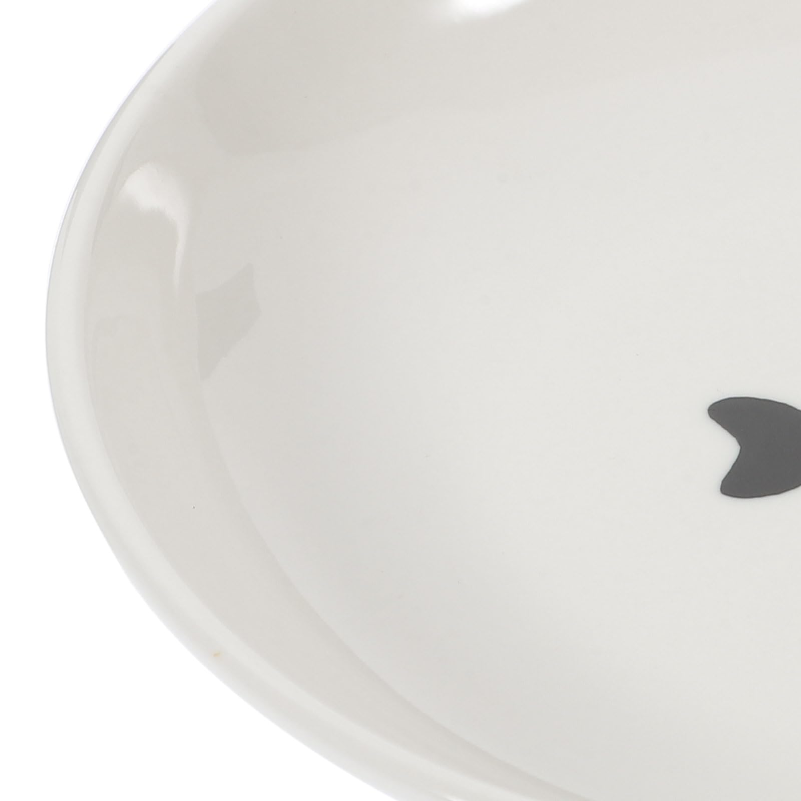Ciotole per Gatti in Ceramica Set da 3 Pezzi Fondo Antiscivolo in Silicone, Ciotola Bassa e Larga per Cibo e Acqua, per Gatti di Piccola Taglia e Alimentazione Quotidiana