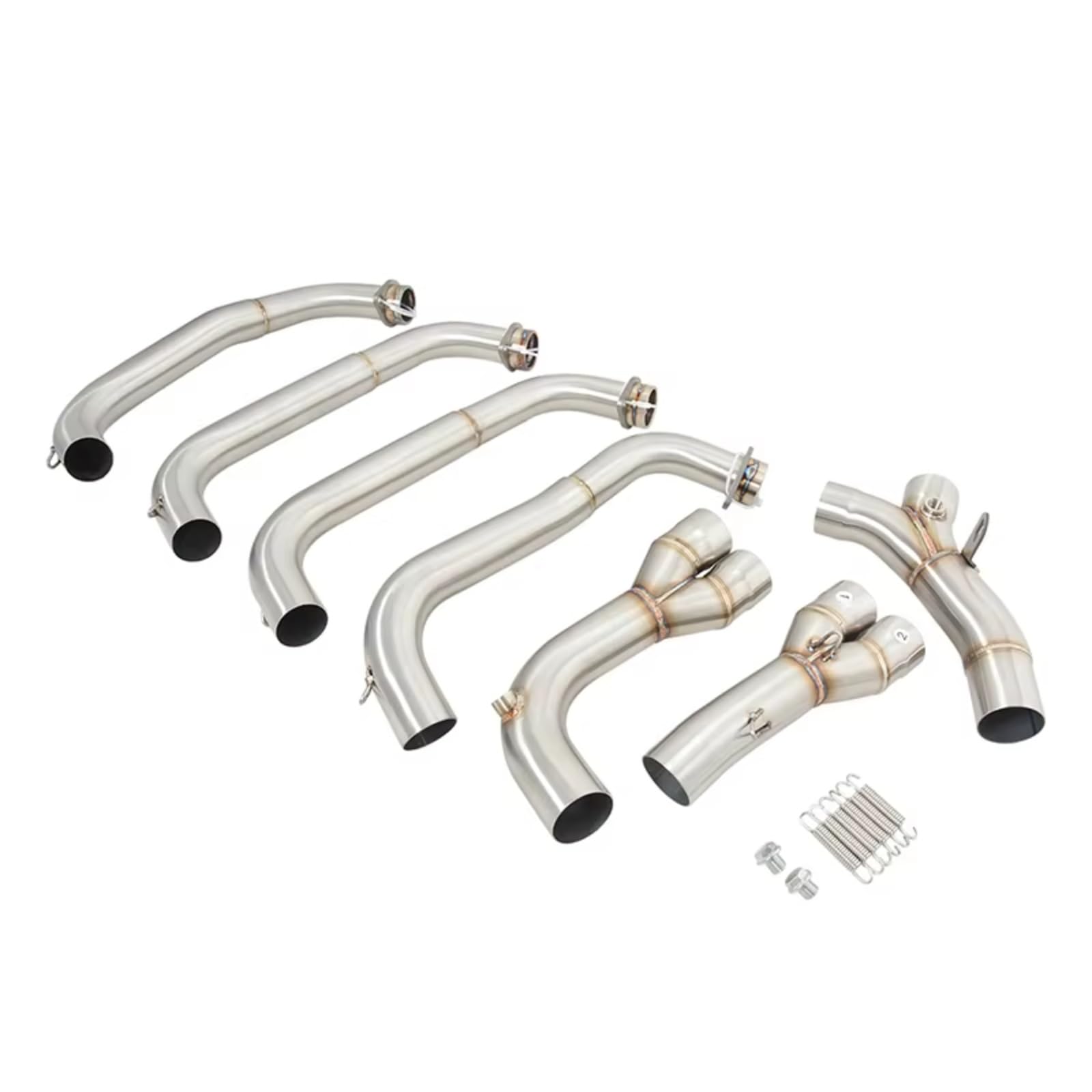 Motorrad Slip-On Auspuff Für CB1000R 2019 2020 2021 2022 2023 Motorrad-Vollauspuff Für Escape Moto Front Link Pipe Für Connect Muffler Motorrad-Auspuffrohr-Endrohr