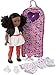 Playtime by Eimmie 18" Doll for Girls - 18 Inch Doll with Pajamas and Carrying Case - Doll Clothes and Accessories - Kaylie