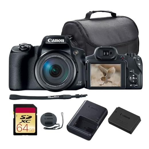 Canon PowerShot SX70 HS Camera Package