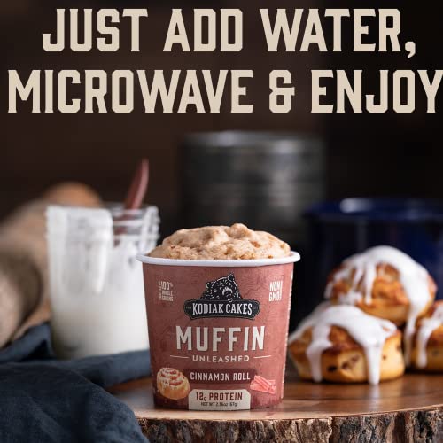 Kodiak Cakes Minute Muffins Protein Snack, Almond Poppy Seed, 2.29Oz (Pack Of 12) #TOP2
