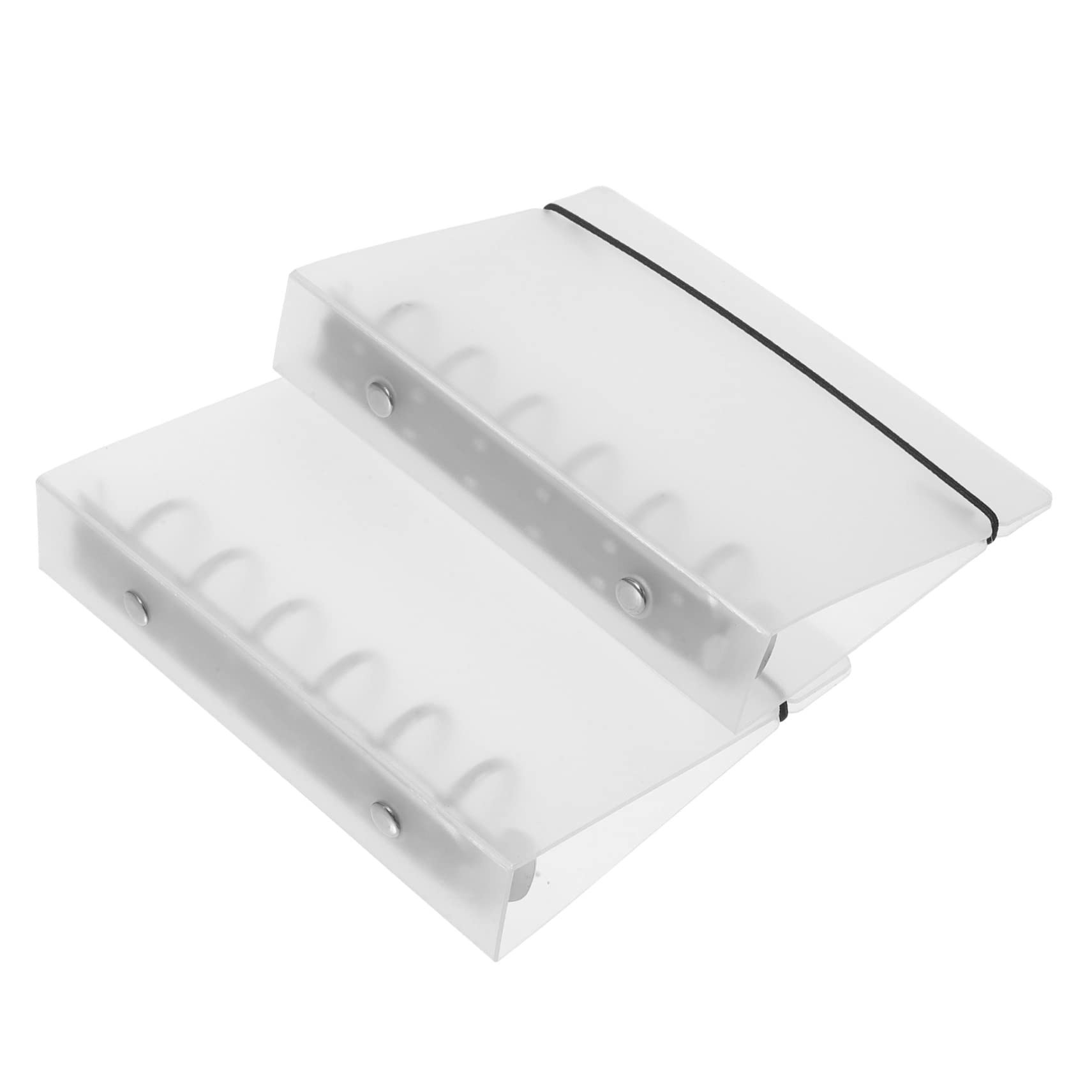 DOITOOL 10 Stück Transparente Ringbuch Hülle Strapazierfähige PP Matte Binder Schutzhülle Verschleißfest Schmutzabweisend Büro und Schulordner Organizer Nachfüllbar Leicht