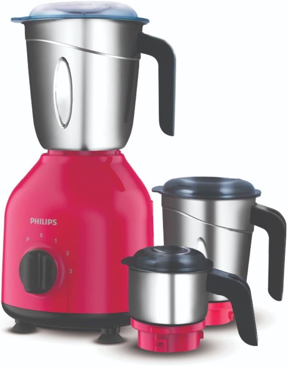 PHILIPS HL7756/02 750W Mixer Grinder, Red