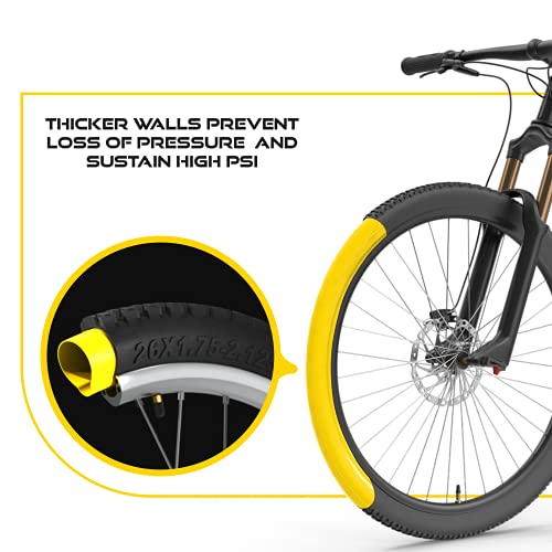 Ultraverse Bike Inner Tube For 29 X 1.75/1.95/2.10/2.125 Inch Bicycle Tire With Schrader Valve – Rubber Tubes For Mountain And Trail, Cruisers, Mtb, Gravel, Enduro, Downhill, City Bikes - 2 Pack #TOP4