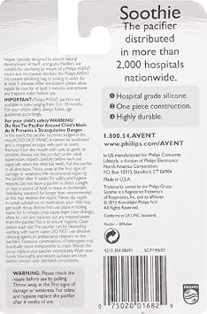 Philips 2 Pack AVENT Soothie Pacifier, Green, 0-3 Months