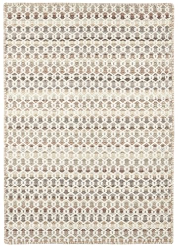 Dash & Albert Poppy Wool Rug 5x8 Neutral Geometric