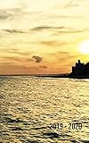 2019 - 2020: 2 Years Monthly Weekly Calendar Organizer Planner For Daily Personal, Holidays and Work Event Schedules - Sunset at Coney Island Brooklyn New York